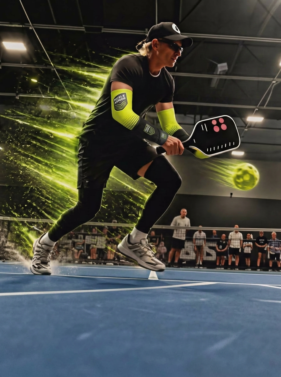 Pickle Armor full-arm compression sleeve for pickleball elbow support